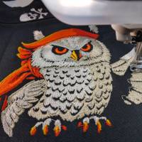 Eule Pirat Lichteffekt 14x14cm bzw. 15x15cm Bild 2