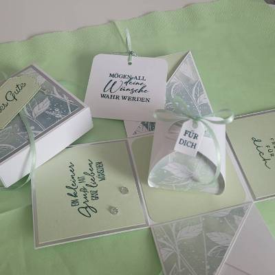 Explosionsbox zur Geburtstag, Geldgeschenk, Geschenkidee, besondere Geschenke