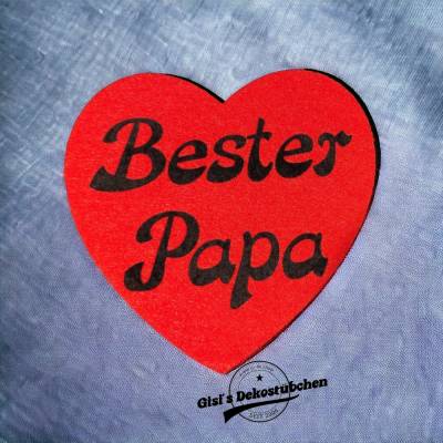 Herz-Filzuntersetzer