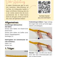 Latzhose Schnittmuster PDF Download Overall Leinen Cord Bild 10