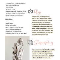 Latzhose Schnittmuster PDF Download Overall Leinen Cord Bild 7