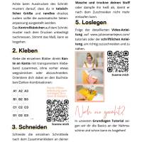 Latzhose Schnittmuster PDF Download Overall Leinen Cord Bild 8