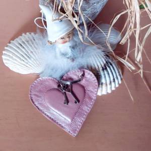 Stickdatei Anhänger Herz 3D - Rahmen ab 10 cm x 10 cm, Schlüsselanhänger, Taschenanhänger, Dekoration Bild 2