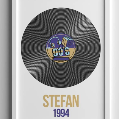 SPIRALOO Schallplatte 90er - die LineArt Spirale aus einer Linie - bitte Beschreibung lesen