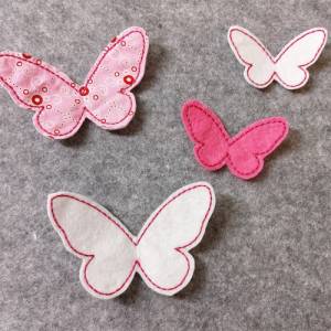 Stickdatei Schmetterling 3D Rahmen 10x10 (4x4 