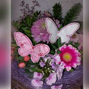 Stickdatei Schmetterling 3D Rahmen 10x10 (4x4 