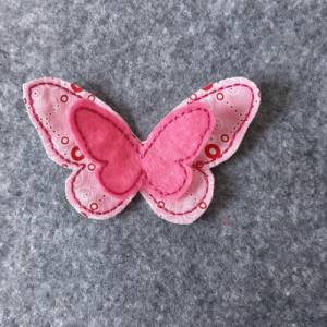 Stickdatei Schmetterling 3D Rahmen 10x10 (4x4 