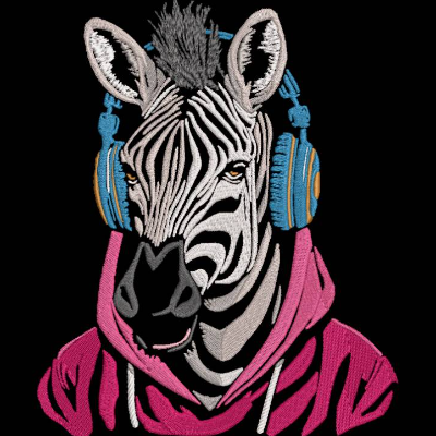 Zebra DJ cool Color Lichteffekt 18x18cm bzw. 20x20cm