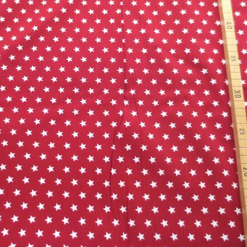Stoff Sterne bordeaux - 9,00 EUR/m - 100% Baumwolle - Patchwork - Kombistoff - Quality - Daisy - Sternenstoff - quilten