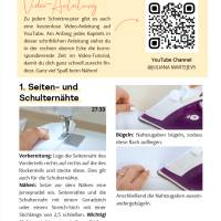 Oversized T-Shirt Schnittmuster PDF Download Jersey T-shirt Bild 9