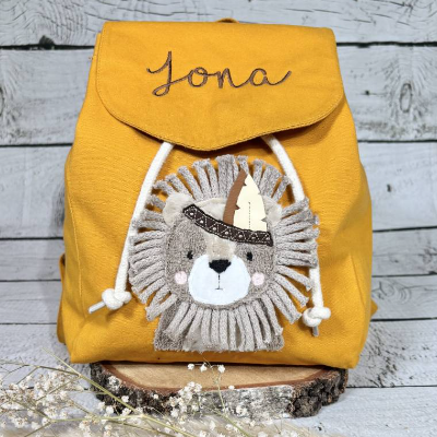 Kindergartenrucksack Löwe Kindergarten personalisiert individuelles Geschenk