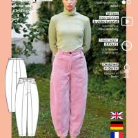 Cord Ballonhose Schnittmuster PDF Download Karottenhose Hose Bild 6
