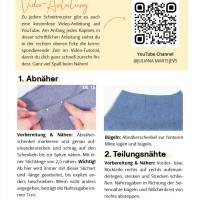 Cord Ballonhose Schnittmuster PDF Download Karottenhose Hose Bild 9
