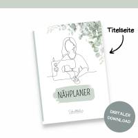 Digitaler Nähplaner zum Ausdrucken | Nähprojekt planen & Einkaufsliste | DIN A4 PDF Download Bild 4