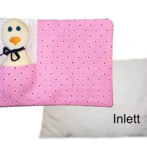 Stickdatei Kissenhülle ITH mit Entchen und Inlett - drei Größen 13x18, 16x26, 18x30, Ente, Kuscheltier, Bild 2