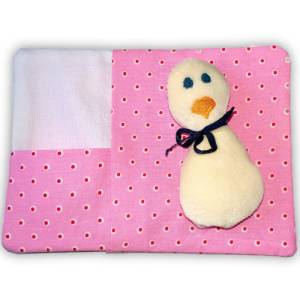 Stickdatei Kissenhülle ITH mit Entchen und Inlett - drei Größen 13x18, 16x26, 18x30, Ente, Kuscheltier, Bild 3