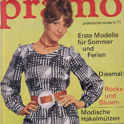 Zeitschrift Pramo 4/1971 DDR Vintage aus den 1970er Jahren