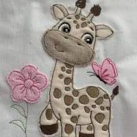 Stickdatei Giraffe 2 Doodle Applikation – Set 735 in 3 Größen für Stickmaschine Bild 1