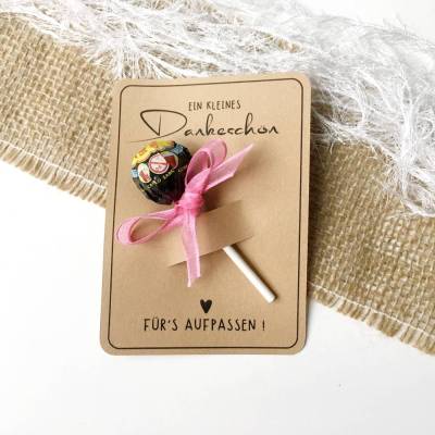 Druckvorlage kleines Dankeschön - Dankeskarte - Danke für alles - Kleinigkeit - Geschenkidee - bedanken 