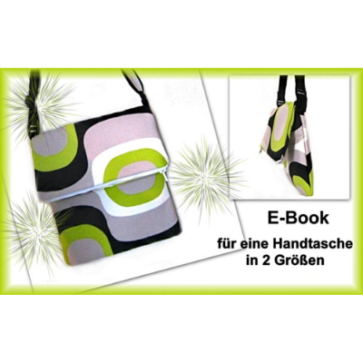 Schnittmuster Tasche zum Umklappen in zwei Größen, PDF, purse, cut