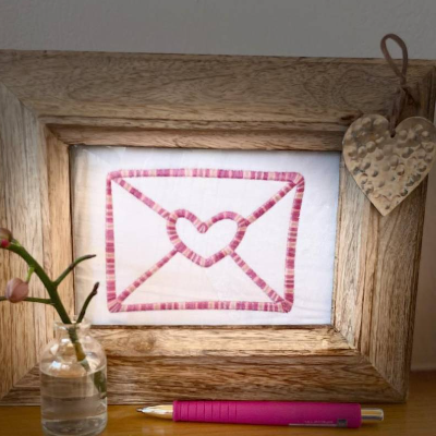 Stickdatei Love Letter - 3 Größen