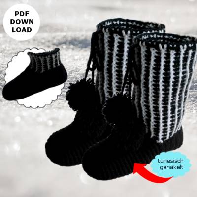 Häkelanleitung tunesisch 