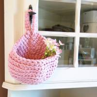 Hänge-Körbe - aus Makramee-Garn - Häkelanleitung Bild 3