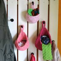 Hänge-Körbe - aus Makramee-Garn - Häkelanleitung Bild 5
