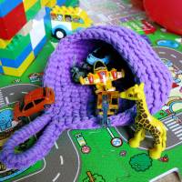 Hänge-Körbe - aus Makramee-Garn - Häkelanleitung Bild 6