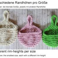 Hänge-Körbe - aus Makramee-Garn - Häkelanleitung Bild 7