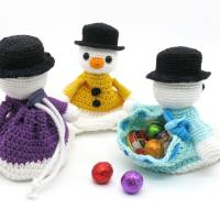 Zugbeutel Schneemann - Häkelanleitung Bild 2