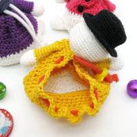 Zugbeutel Schneemann - Häkelanleitung Bild 3