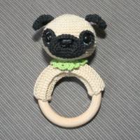 Mops - Rasselring, Greifring - Häkelanleitung Bild 4