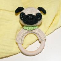 Mops - Rasselring, Greifring - Häkelanleitung Bild 6