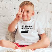 Plotterdatei Schwangerschaftsverkündung, Einzelkind loading, große Schwester, großer Bruder, Geschwister svg, Clipart Bild 2