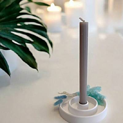 Kerzenständer, Kerzenteller handgefertigt