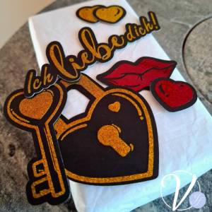 Valentinstagsset 2025 Plotten SVG DXF Bild 9