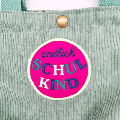 Stickdatei Schulkind Applikation