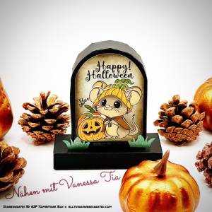 Maus Tutter - Digiset Halloween Herbst Printable JPG PNG Bild 2