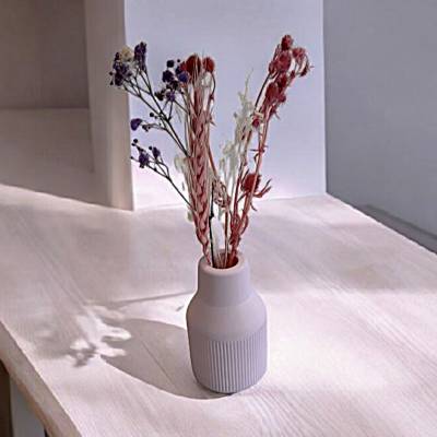 Vase/Kerzenständer, handgefertigte rosa