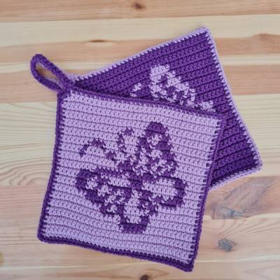 Häkelanleitung Topflappen 