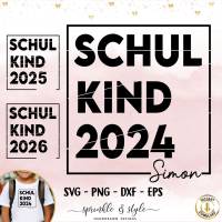 Plotterdatei Schulkind, Plotterdatei Einschulung, svg, Einschulung svg Schulstart, Schulanfang Sprüche - Cricut, Clipart Bild 1
