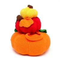 Kürbis-Stapel - Türstopper - Häkelanleitung Bild 3