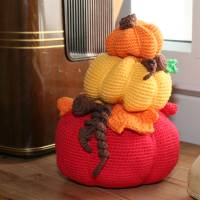 Kürbis-Stapel - Türstopper - Häkelanleitung Bild 4
