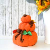 Kürbis-Stapel - Türstopper - Häkelanleitung Bild 6