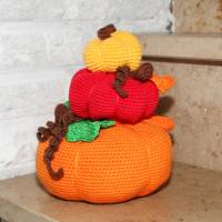 Kürbis-Stapel - Türstopper - Häkelanleitung Bild 7