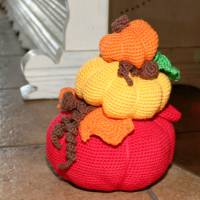 Kürbis-Stapel - Türstopper - Häkelanleitung Bild 8