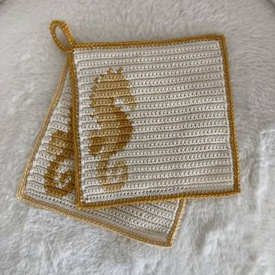 Häkelanleitung Topflappen 