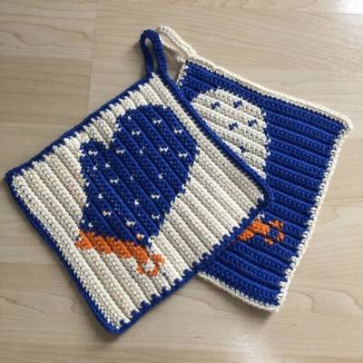 Häkelanleitung Topflappen 