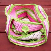 Tasche - Blümchen mit Durchblick - Häkelanleitung Bild 9